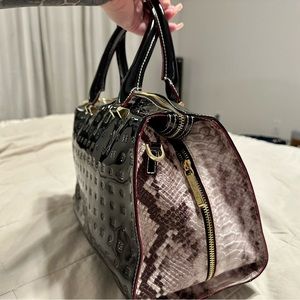 Arcadia vegan snakeskin bag